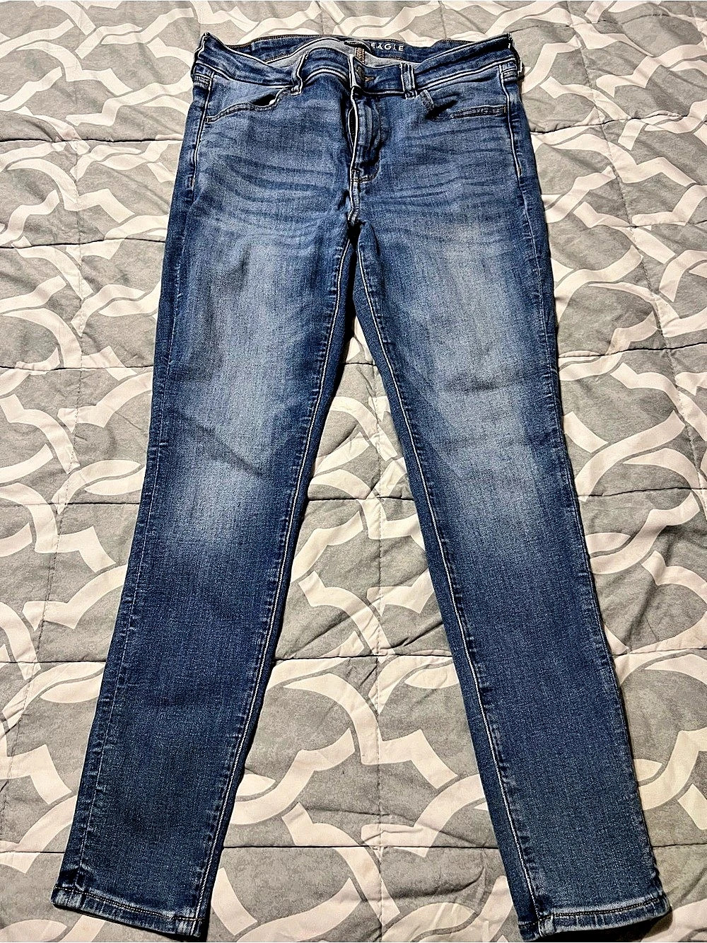 American Eagle Women’s Skinny Jeans Blue Waist 10